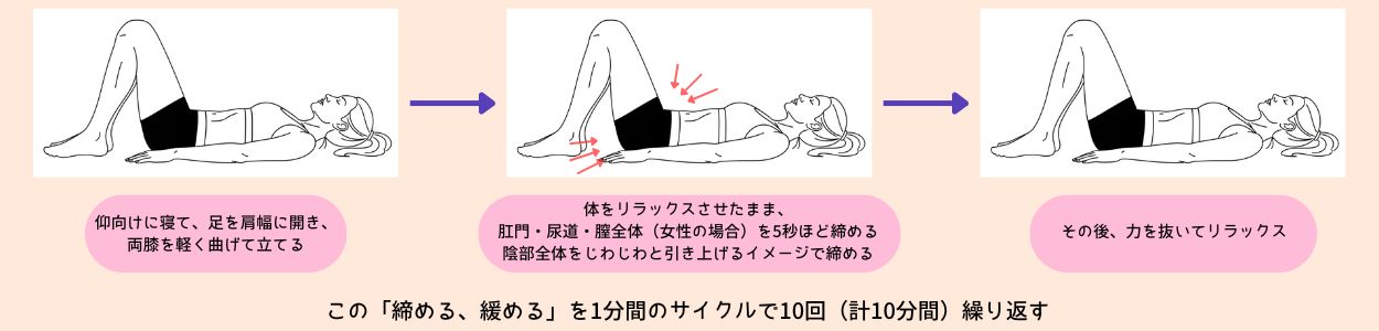 骨盤底筋 鍛え方 トレーニング